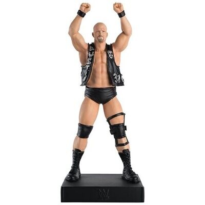 WWE Championship Collection Stone Cold Steve Austin With Collector Magazine Action Figure