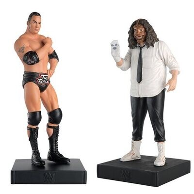 WWE Iconic Tag Team The Rock and Sock Mankind Championship Collection Set of 2 Figure