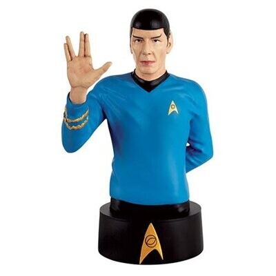 Star Trek Original TV Series MR. Spock With Collector Magazine Bust