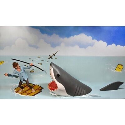 Jaws Toony Terrors Jaws and Quinn 2 Pack 6 Inch Action Figure
