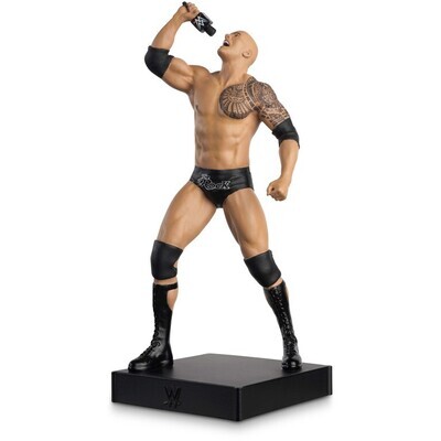 WWE Championship Collection The Rock With Collector Magazine Action Figure