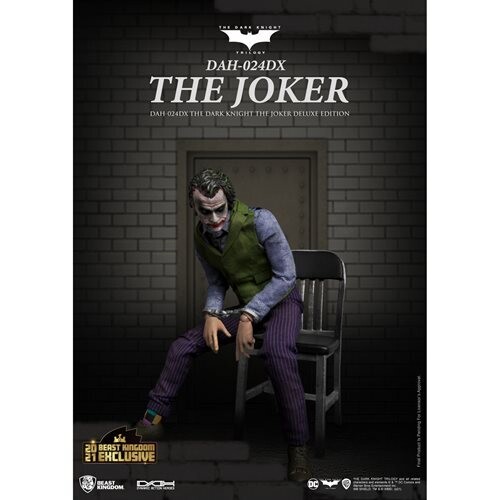 Figurine d'Action DC Comics Batman Le Chevalier Noir Joker DAH-024DX Dynamic 8-Ction Version Deluxe