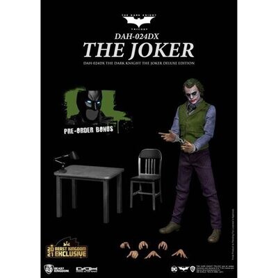 DC Comics Batman The Dark Knight Joker DAH-024DX Dynamic 8-Action Heroes Deluxe Version Action Figure