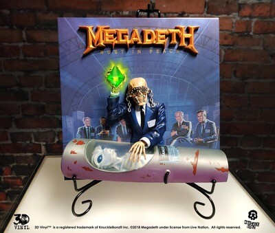 Statue Vinyle en 3D Megadeth Rest In Peace Édition Limitée
