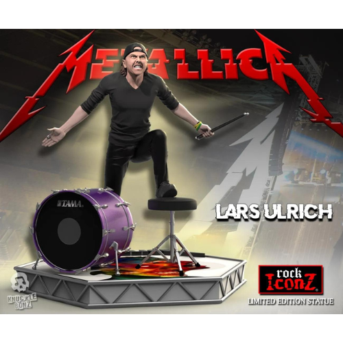 Metallica Lars Ulrich Rock Iconz Limited Edition Statue