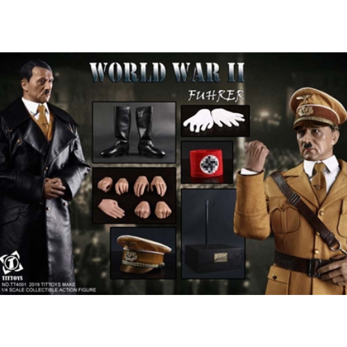 Hall of Fame Series Adolf Hitler WWII Head of State Mustache tit toys TT4001 1/4 scale Action Figure