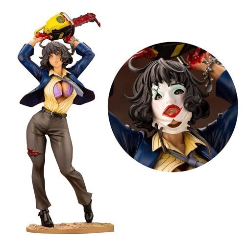 The Texas Chainsaw Massacre Leatherface Chainsaw Dance Version Bishoujo Statue