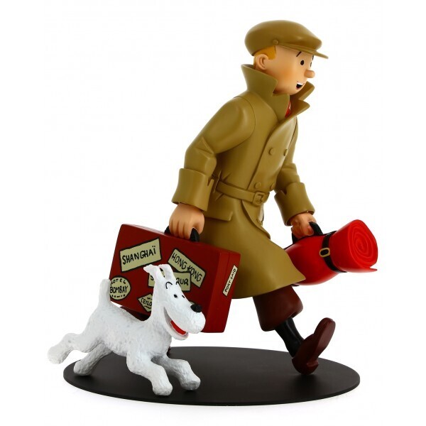 Tintin and Snowy Homecoming Statue