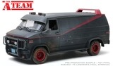 Véhicule en Métal A-TEAM B.A.&#39;s 1983 GMC VANDURA Version Mouillée Avec Trou de Projectiles Échelle 1/18