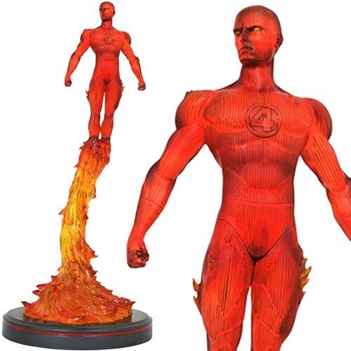 Marvel Premier Collection Fantastic Four Human Torch Limited Edition Statue