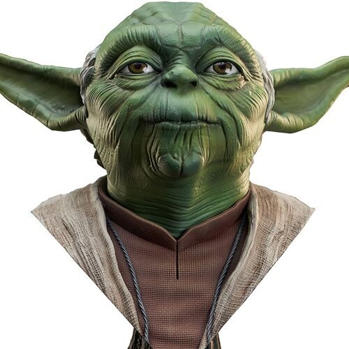 Buste STAR WARS Légendes en 3D L'empire Contre-Attaque Yoda Échelle 1/2 Édition Limitée