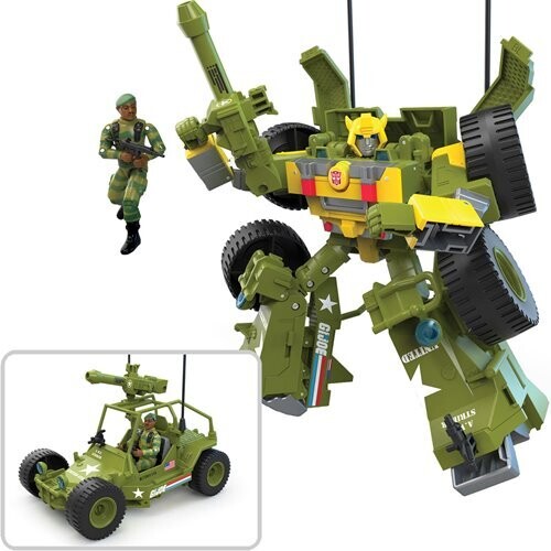 Transformers Collaborative G.I. Joe Mash-Up Bumblebee A.W.E. Striker & Lonzo Stalker Wilkinson Action Figure