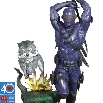 Statue G.I. Joe Gallery Snake Eyes et Timber Variante Exclusif Previews