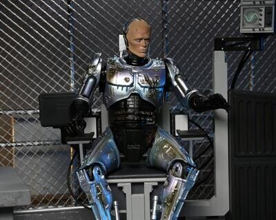 Robocop Battle DAMAGED ROBOCOP Ultimate 7 Inch With Chair Action Figure