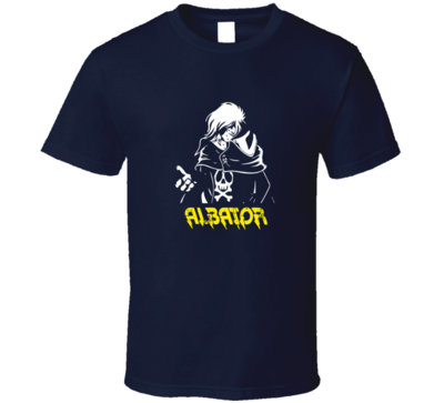 Albator Captain Harlock Space Pirate Give The Hand Vintage Retro Style T-shirt