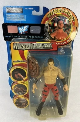 Figurine d'Action WWE 2000 WWF Jakks Pacific Titantron Live Rebellion Séries 1 Chris Benoit
