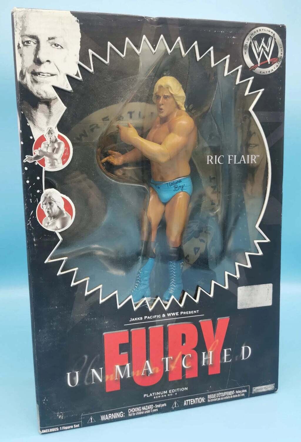 Figurine d'Action WWE 2007 Jakks Pacific Unmatched Fury Series 4 Ric Flair