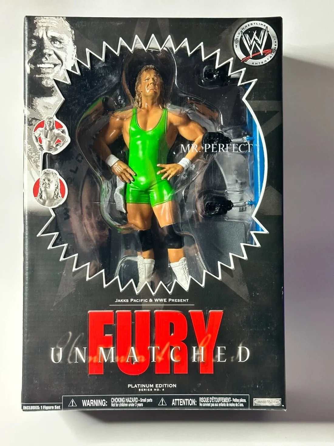 Figurine d'Action WWE 2007 Jakks Pacific Unmatched Fury Series 4 MR. Perfect