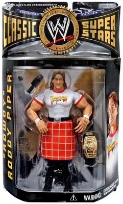 WWE 2004 Jakks Pacific Classic Superstars Series 4 Rowdy Roddy Piper Action Figure