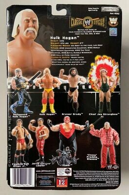 WWE 2005 Jakks Pacific Classic Superstars Series 8 Hulk Hogan With Winged-Eagle Championship Action Figure