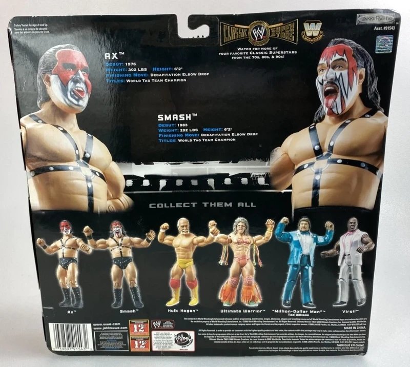 WWE Jakks Pacific Classic Superstars Kane & Vader Exclusive Action
