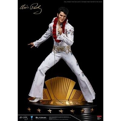 Elvis Presley Superb 1/4 Scale With Led Base and Interchangeable head Statue