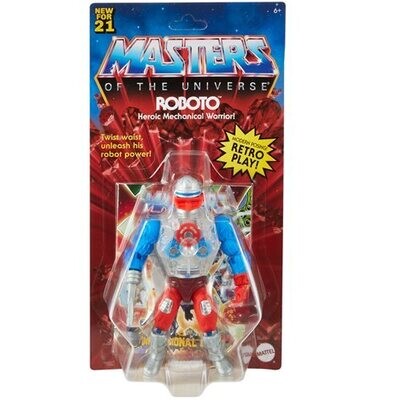 Masters of the Universe Origins Roboto  Unpunched Action Figure