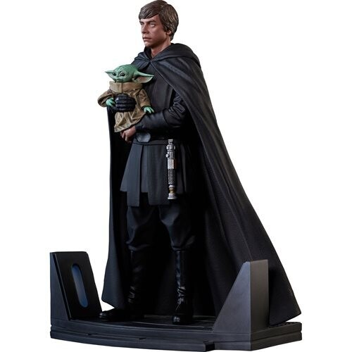 Star Wars The Mandalorian Luke Skywalker and Grogu Premier Collection 1/7 Scale Limited Edition Statue