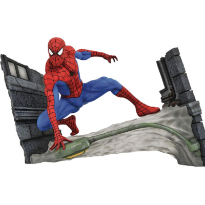 Marvel Comics Gallery Spider-Man Webbing Diorama Statue