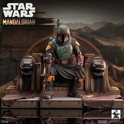 Star Wars The Mandalorian Boba Fett on Throne Premier Collection 1/7 Scale  Limited Edition Statue