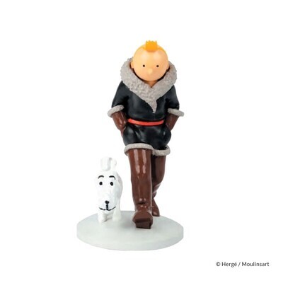 Tintin and Snowy in the Land of Soviet Special Edition in Color Limited Edition Figure