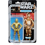 Figurine d&#39;Action Star Wars Un Nouvel Espoir 40ième Anniversaire C-3PO See-Threepio Black Series 6 Pouces Mint