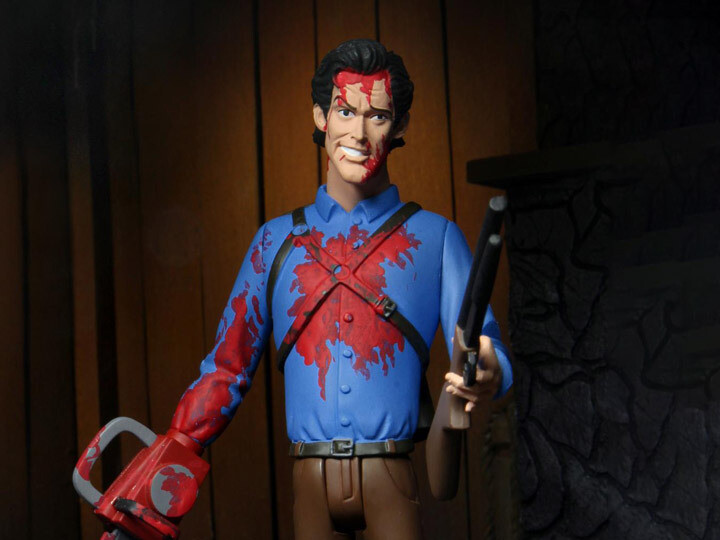 Evil Dead 2 Toony Terrors Ash Williams Bloody Action Figure