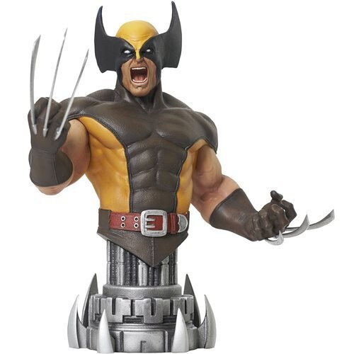 Buste Marvel Comics X-Men Wolverine Costume Brun Édition Limitée