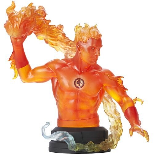 Buste Marvel Comics Fantastic Four Human Torch Échelle 1/6 Édition Limitée