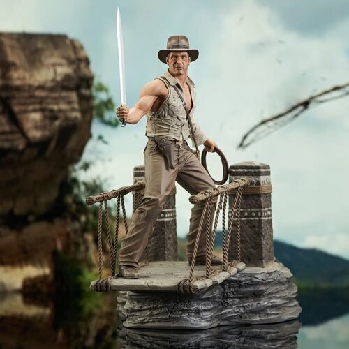 Indiana Jones and the Temple of Doom Rope Bridge Deluxe Gallery Statue