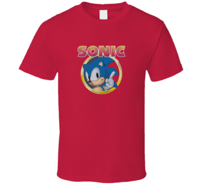 Sonic Logo Retro Style Vintagee T-shirt And Apparel T Shirt