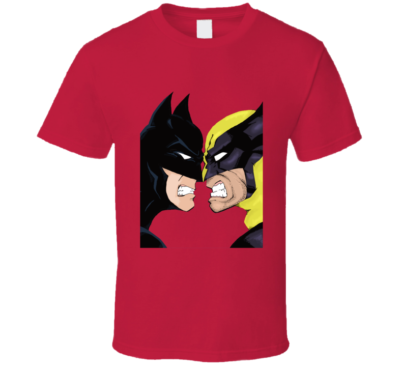 Batman Versus Wolverine Vintage Retro Style Vintage Retro Style T-shirt