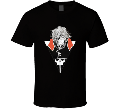 Albator Captain Harlock Space Pirate Bust Retro Vintage Style T-shirt And Apparel T Shirt