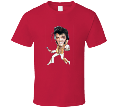 Elvis Cartoon 70's Vintage Retro Style T-shirt And Apparel T Shirt