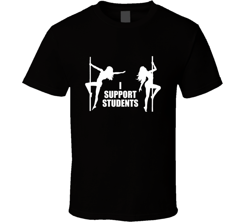 I Support Students Funny Vintage Retro Style T-shirt And Apparel T Shirt