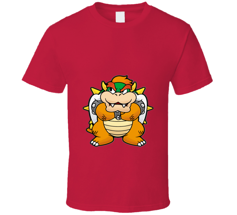 Mario Bros Bowser Boss Vintage Retro Style T-shirt