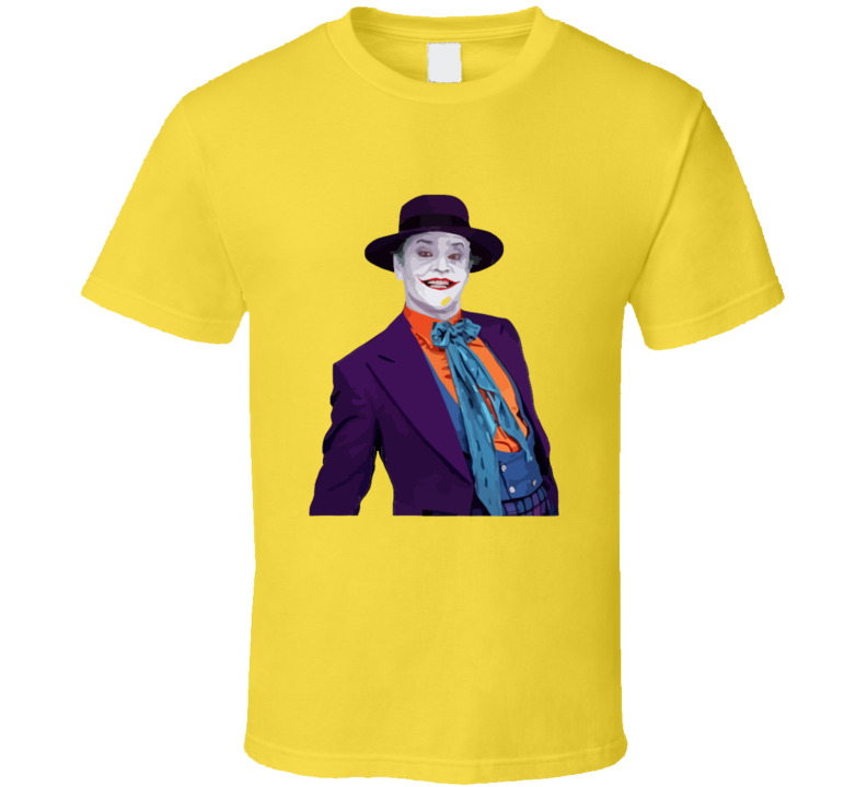 Batman 1989 Jack The Joker Portrait Vintage Retro Style T-shirt