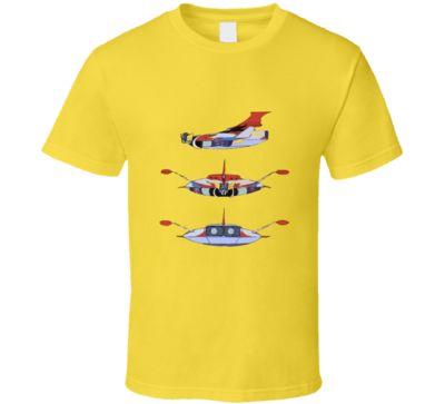 Goldorak Grendizer 3 Angle View T-shirt And Apparel T Shirt