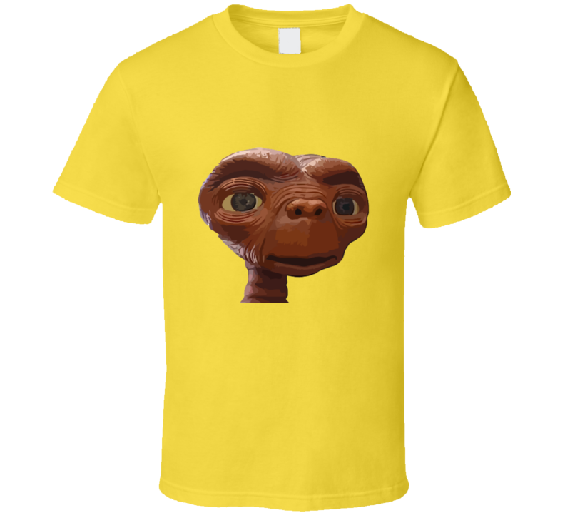 E.t. The Extra-terrestrial Head Vintage Retro Style T-shirt