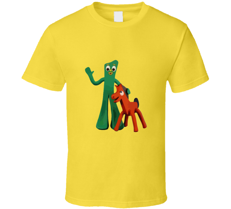 Gumby And Pokey Vintage Retro Style T-shirt