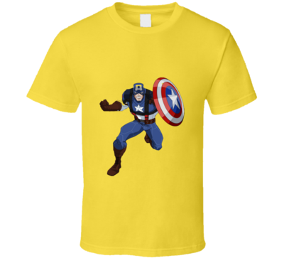 Captain America Retro T-shirt And Apparel T Shirt
