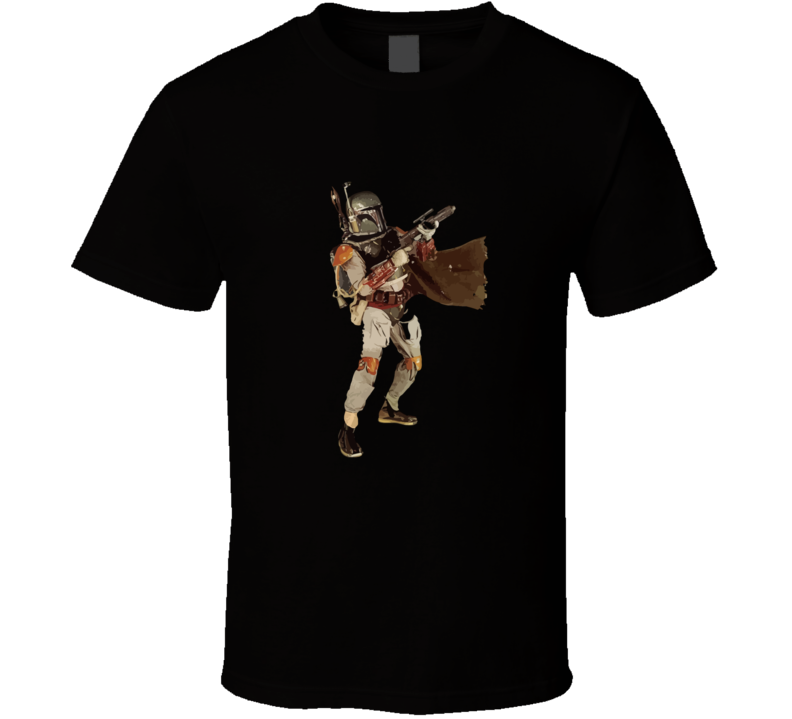 Star Wars Boba Fett Ready To Shoot Vintage Retro Style T-shirt