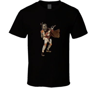 Star Wars Boba Fett Ready To Shoot Vintage Retro Style T-shirt