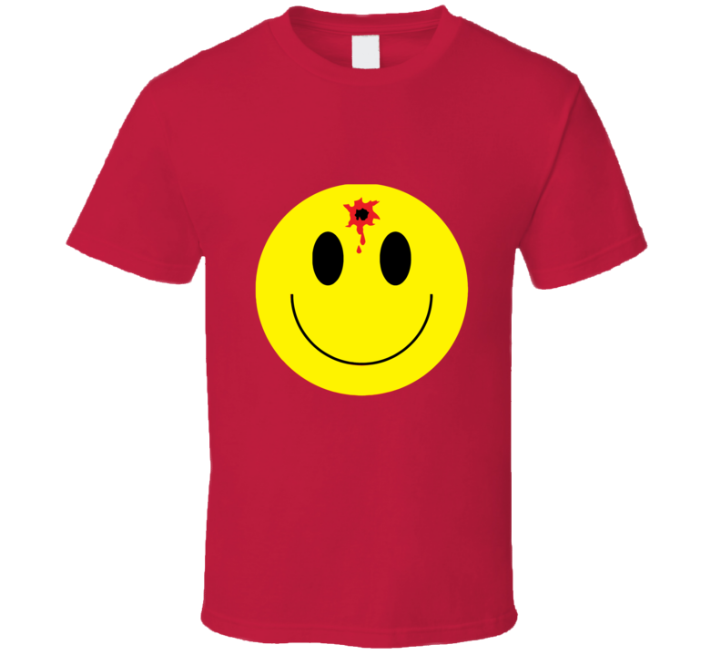 Happy Face Hole In The Head Vintage Retro Style T-shirt